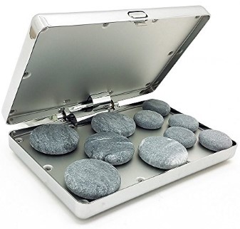 Royal Massage Chrome Case Hot Stone Heater
